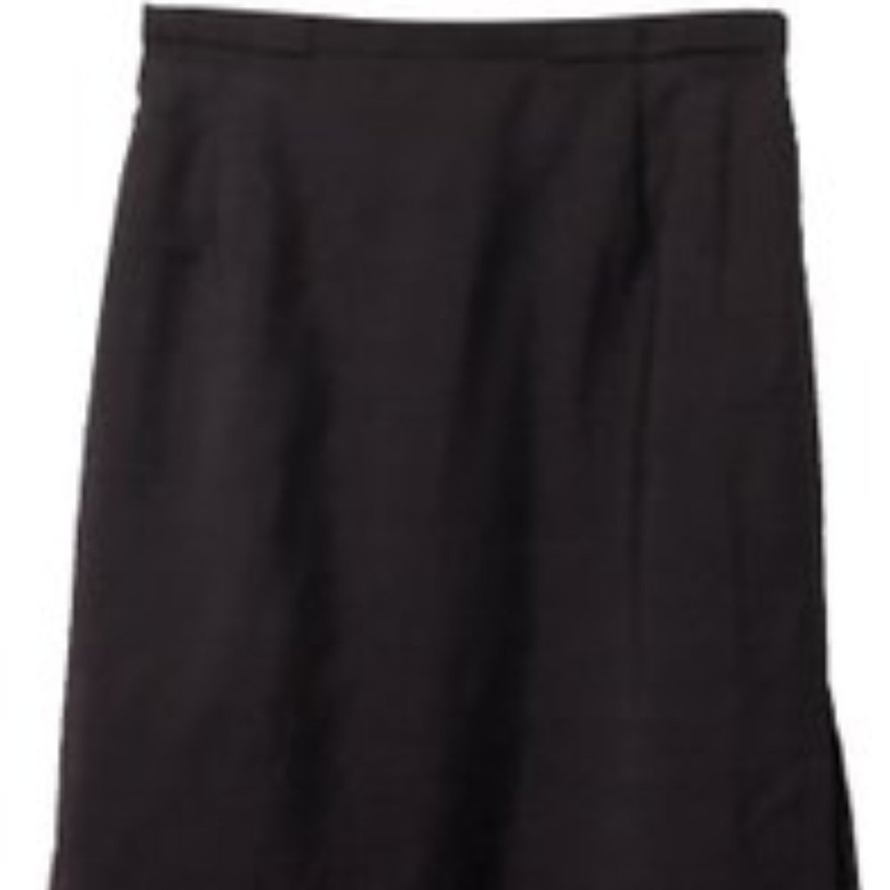 Escada Women's Purple Pencil Skirt Wool Blend